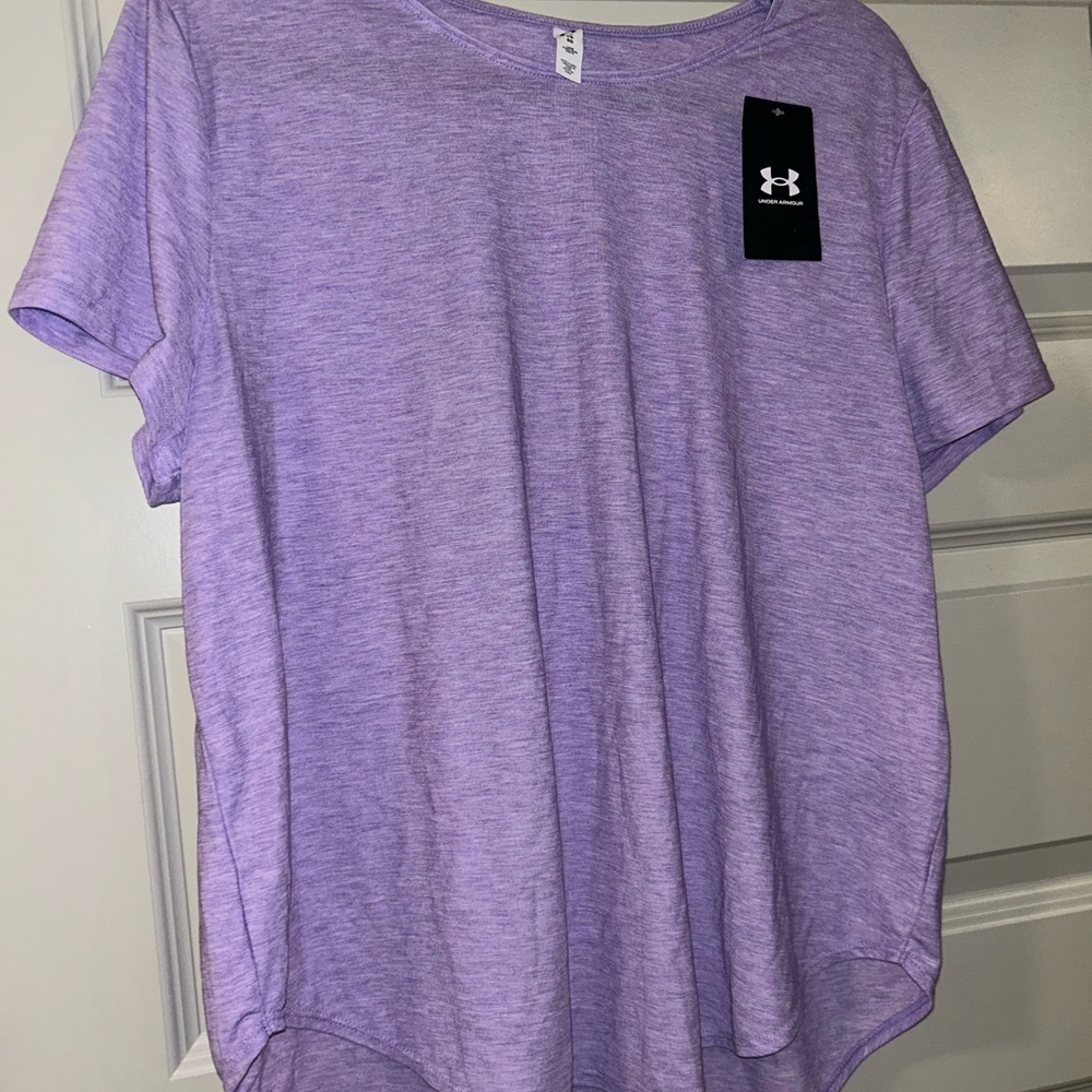 Under Armour shirt cut out back NWT